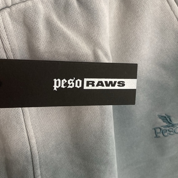 PESO Oversized Fated Shorts , Shark Gray - Picture 6 of 12